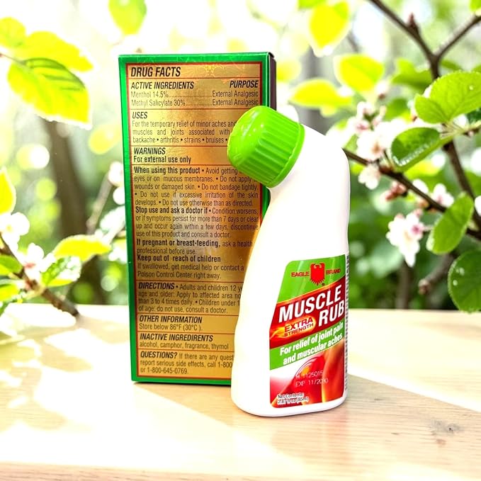 3 Packs - Eagle Essential Muscle Rub Oil - 3 Chai Dau Xoa Bop Hieu Con O - 85mL per Bottle with 3 Bottles per Order - Made in Singapore
