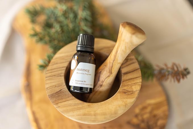 Aromatics International Wildcrafted Nutmeg Essential Oil 5ml | 100% Pure Essential Oil for Diffusion, Aromatherapy & Wellness Use