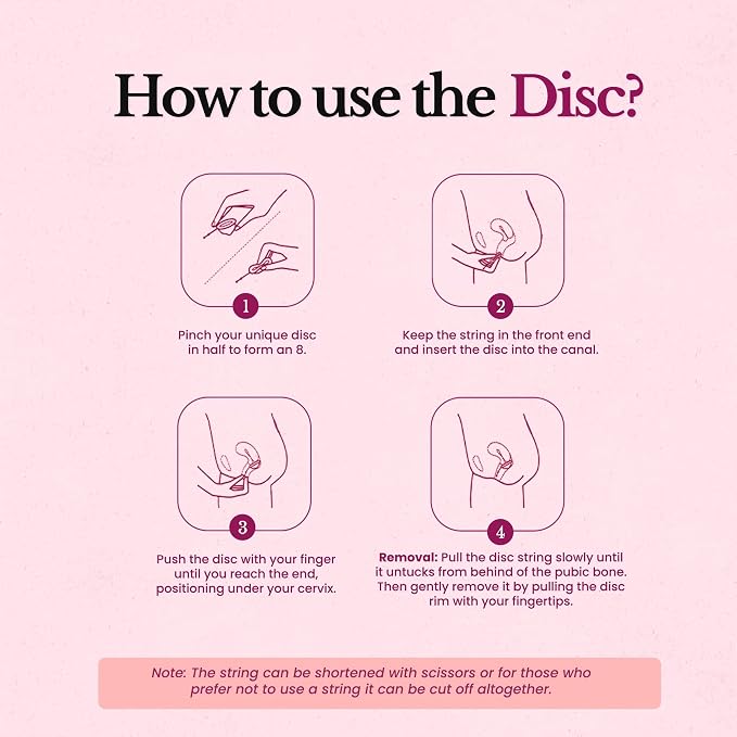 LUMMA Menstrual Disc | Includes Carrying Pouch and Silicone String for Easy Removal | Comfortable & Sustainable Choice to Tampons | Reusable Medical Grade Silicone, Leak-Proof (Unicorn, Shot)
