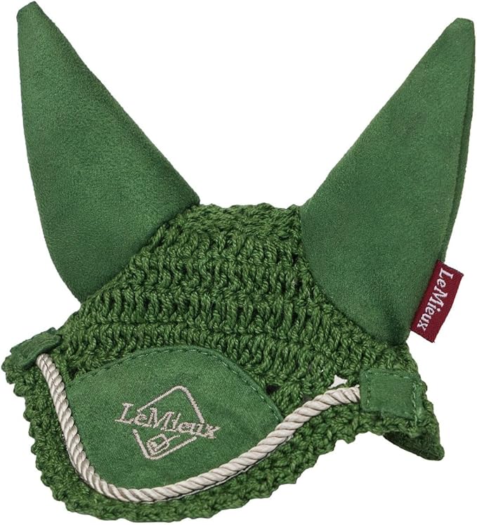 LeMieux Toy Pony Ear Bonnet for Toy Pony - Handmade Crochet - Super Soft - 3 Years + - Gift for Kids - Benetton Blue