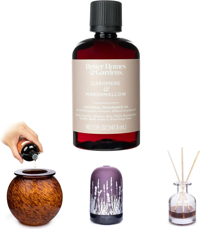 Universal Fragrance Oil, 5 fl oz by HB&G (Cashmere and Marshmellow)