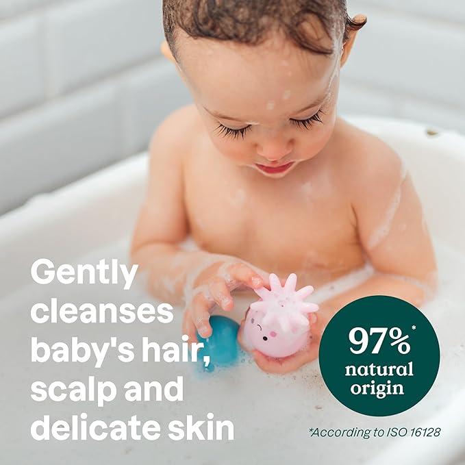 ATTITUDE 2-in-1 Shampoo and Body Wash for Baby, EWG Verified, Dermatologically Tested, Vegan, Good Night, 16 Fl Oz (Pack of 2)