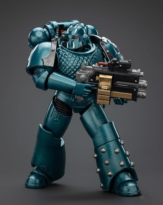 JoyToy 40K Genuine License 1:18 Action Figure, Alpha Legion Headhunter Prime, 4.96 inch Collectible Action Figures Sets