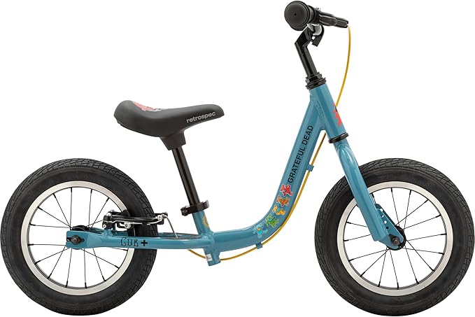 Retrospec Cub Plus Toddler Balance Bike for Boys & Girls Ages 18 Months - 4 Years No Pedals with Lightweight Frame and Adjustable V-Brake, Seat and Handlebar for Kids