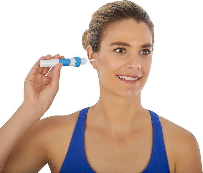 Wax Extract Ear Wax Remover | FSA or HSA Approved, with 2 Flexible Tips & Cleaning Brush | Safe, Effective Ear Wax Vacuum to Gently Remove Wax Buildup | Premium Ear Suction Vacuum for Adults & Kids