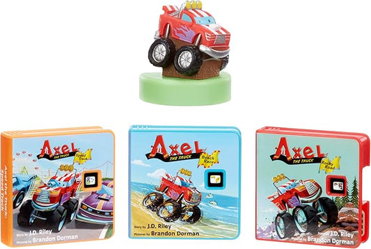 Little Tikes Story Dream Machine Axel the Truck Story Collection, Storytime, Books, HarperCollins, Audio Play Character, Gift and Toy for Ages 3+ Years