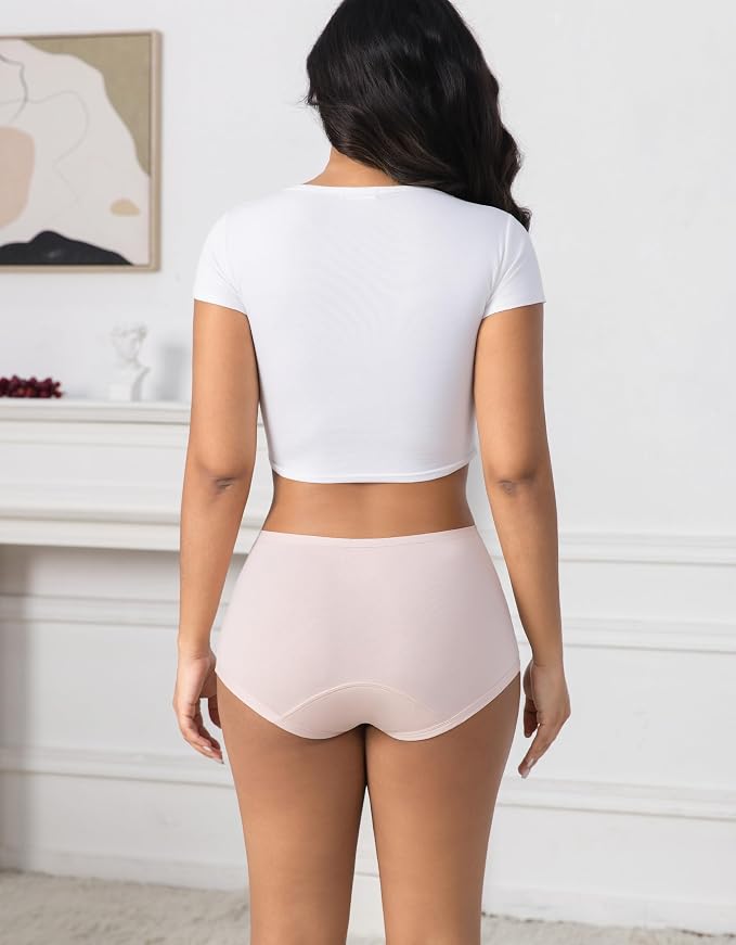 Goat Union Organic Cotton Boyleg Period Underwear for Women & Teens - Moderate Absorbency Period Panty