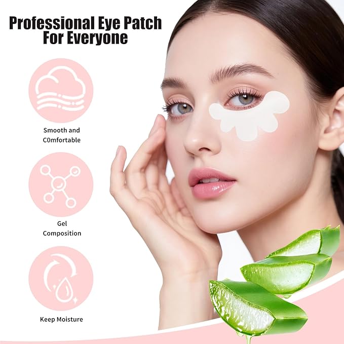 100 Pair Under Eye Pads Eyelash Extensions Patches Lash Extension Lint Free Under Hydrogel Eye Mask Pads Beauty Tools