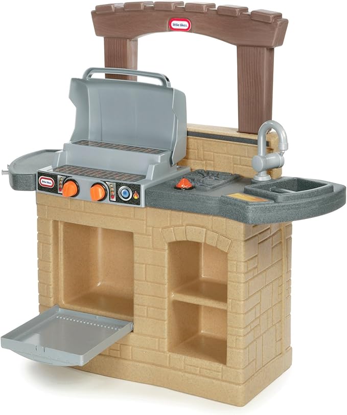 Little Tikes Cook 'n Play Outdoor BBQ , Brown