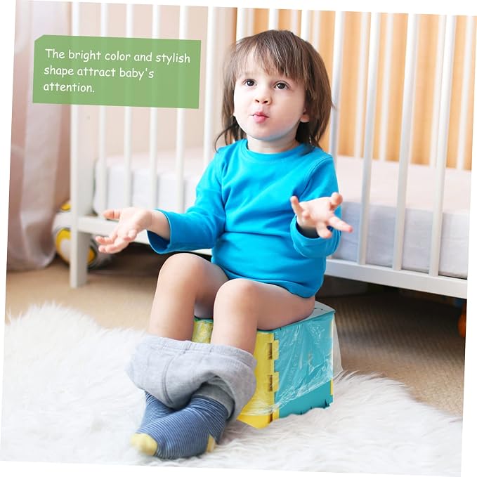 BESPORTBLE Portable Folding Potty Seat Lightweight Travel Toilet for Safe Material Convenient for Home and Car Use for Potty Training Boys and Girls