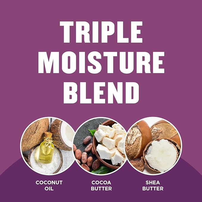 Gold Bond Cocoa Butter Glow Daily Hydrating Lotion with Shea Butter, Cocoa Butter & Coconut Oil, Exfoliating Moisturizer for Dry Skin, 14 oz.