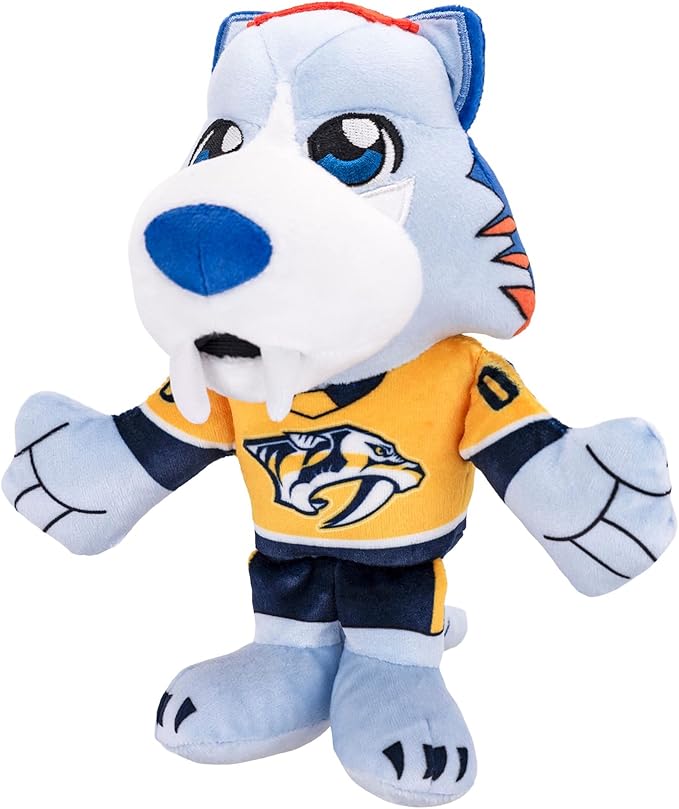 Bleacher Creatures Nashville Predators Gnash 8" NHL Kuricha Mascot Sitting Plush - Soft Chibi Inspired Mascot
