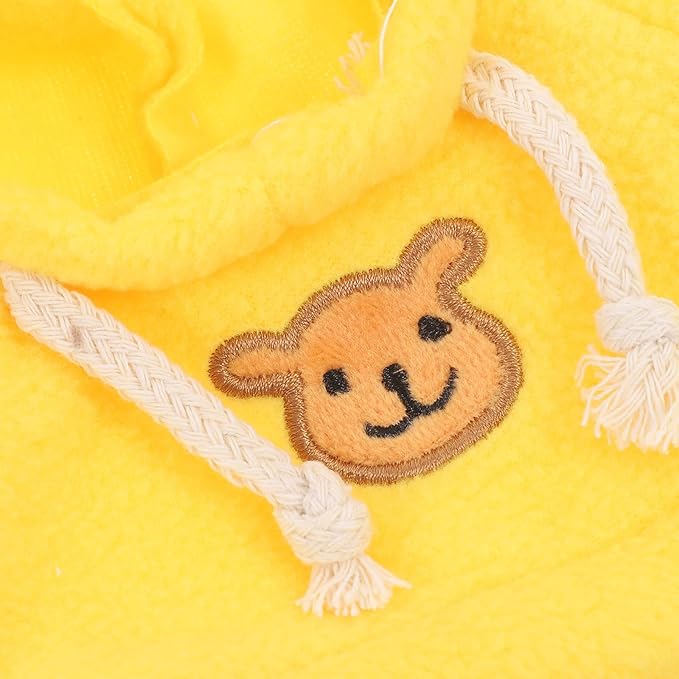 SAFIGLE 10 Pcs Mini Bear Doll Clothes Set Stuffed Animal Hoodies Soft Plush Doll Costume Accessories for Kids Dress up