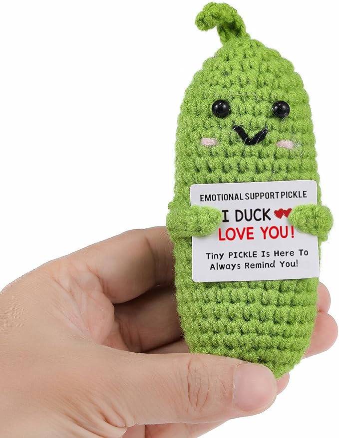 Birthday Gifts for Women Encouragement Pickle Christmas Stocking Stuffers (I Duck Love You)
