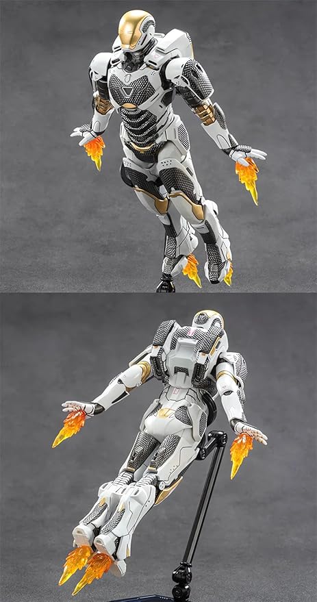 7 Inch MK39Ironman Action Figure (1/10 Scale) with Lots of Accessories,Exquisite Painting Collectible Toy