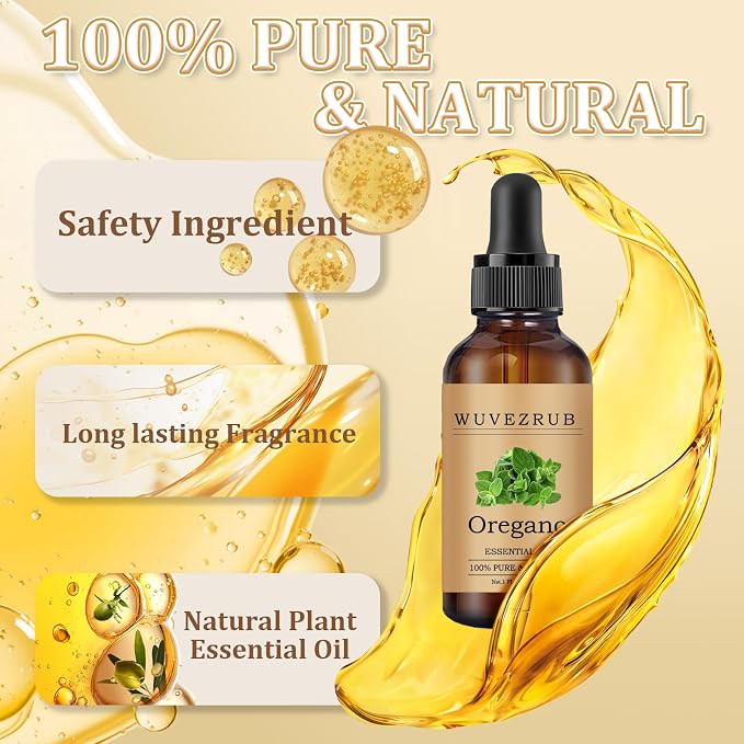 Oregano Essential Oil 30ML - 100% Pure and Natural Oils for Aromatherapy Diffuser - 1 Fl Oz/Oregano