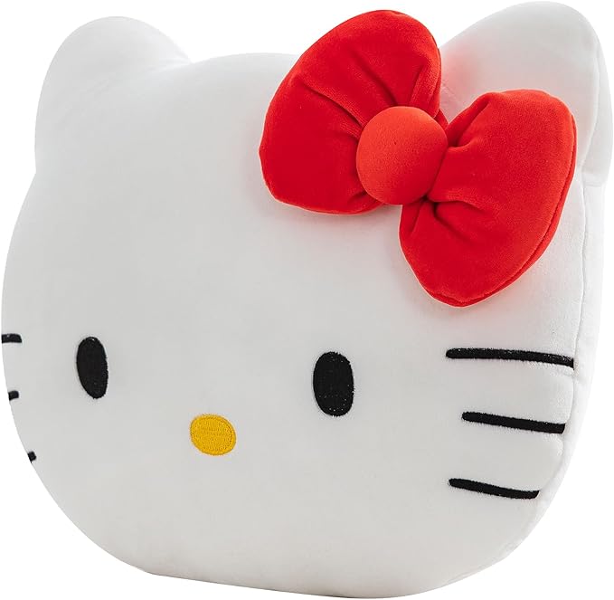 Northwest Hello Kitty Small Cloud Pillow 12 Inch – Plush Stuffed Pillow, Bedroom Decor, Great Gift Idea