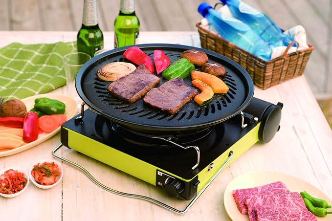 Iwatani Cb-P-YPL Korean Cookware Korean BBQ Stove Top Grill Pan