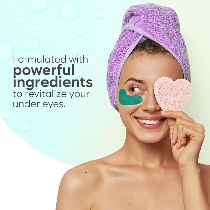 BLOOMORA Aloe Vera Under Eye Patches (30 PAIRS), For Puffy Eyes and Dark Circles, Under Eye Mask with Hyaluronic Acid & Hydrolyzed Collagen, Deeply Hydrating Formula, Patch Yeux