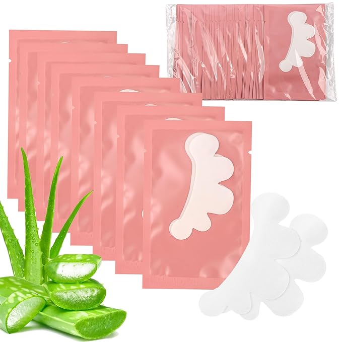 100 Pair Under Eye Pads Eyelash Extensions Patches Lash Extension Lint Free Under Hydrogel Eye Mask Pads Beauty Tools