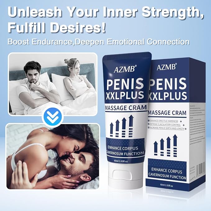 Male Enhancement Cream for Men, Body Gel for Private Part, Men's Re-Vitalize Massage Oil, Enhance Size and Performance – Get Bigger Thicker and Stronger