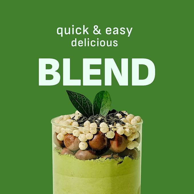 Flimeal GreenTea Matcha Protein Shake, With Crunchy Protein Balls, Protein Smoothie Powder - 21g Protein, Low Sugar, Keto-Friendly Meal Replacement Shake, 22.22oz, 14 Servings, 14 Servings (1 X 22.22oz)