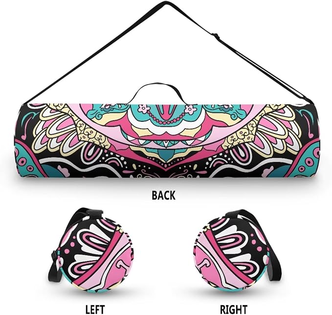 Yoga Mat Bags for Women Lightweight Gym Bag with Strap Full Zip Yoga Accessories