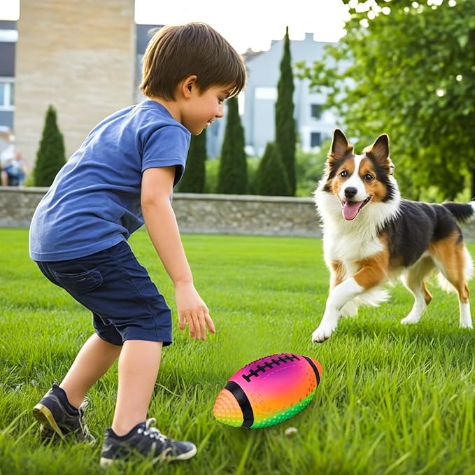 AMOR PRESENT Pool Beach Football, 9 Inches Inflatable Footballs Waterproof Football Strong Grip Fun Pool Toys, for Kids Ages 8-12, Boys Gift, Swimming Balls Sports, Birthday Gifts, Pet Training Toy