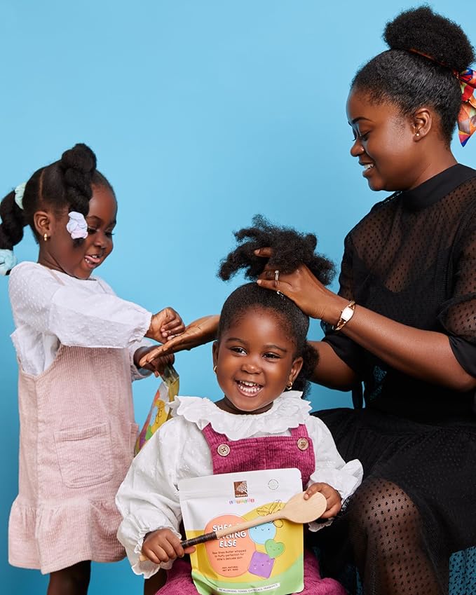Littles Shea & Nothing Else – 100% Natural Pure Whipped African Shea Butter from Ghana for Babies and Kids Face, Body & Hair 300g