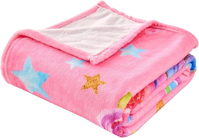 Wajade Unicorn Gifts for Boys Girls - Unicorn Blanket Birthday Christmas Decor for Kids Age 3 4 5 6 7 8 9 10 11 12 Years Old Teens Child Toddler Throw Light Grey 50"x60"