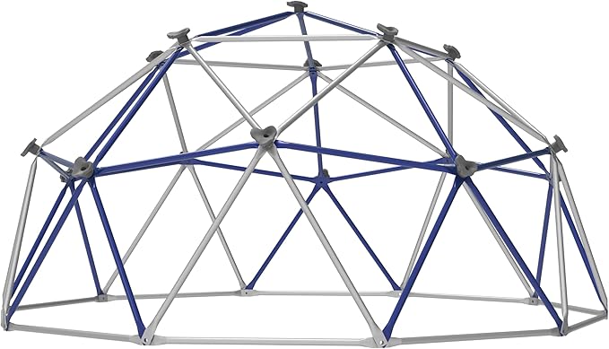 Jack and June Free-Standing Powder-Coated, UV Resistant Steel Jungle Gym Climber, Blue