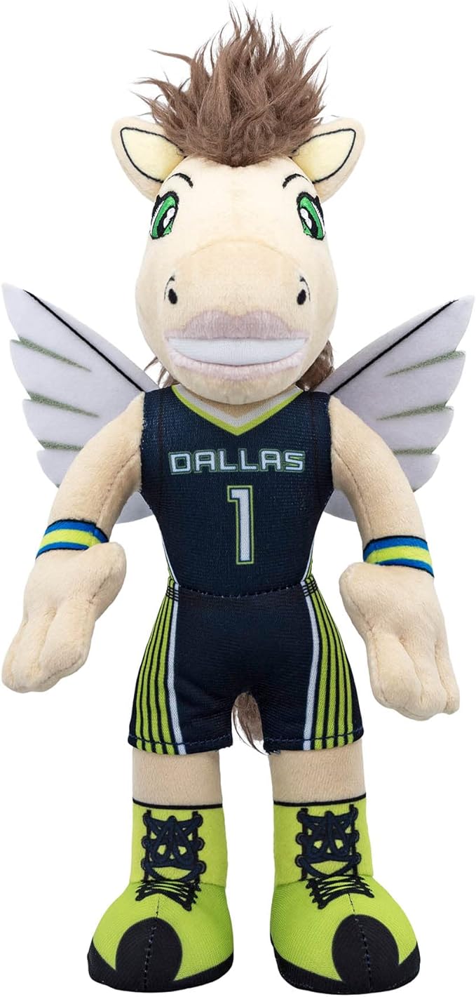 Bleacher Creatures Dallas Wings Lightning 10" Mascot Plush Figure - A Mascot for Play or Display