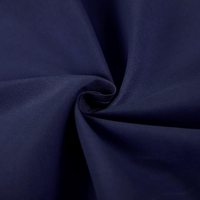 NHNHN 2 Pack Fitted Sheet-Deep Pockets-Soft Microfiber-Easy Care-Shrinkage and Fade Resistant-Fitted Sheets Full Size for Girl Woman Teens Kids-2 Sets of Fitted Sheet (Full, Navy)