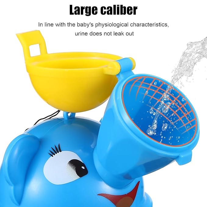 Portable Urinal for Kids Travel Potty Toddler Pee Training Cup with Leak-Proof Seal and Cleaning Brush Compact Design for Outdoor Camping Car Use