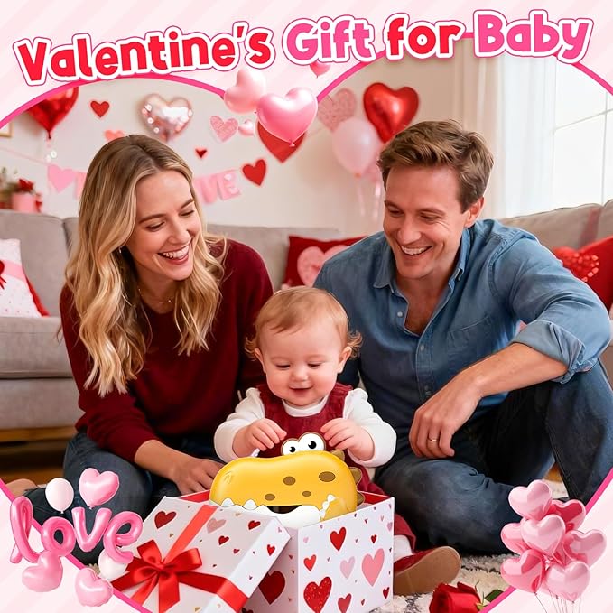 Baby Bath Toys for Kids Ages 1-3 4-8, Rechargeable Dinosaur Bath Bubble Machine with Music for Toddlers, Baby Bathtub Toys Valentine Days Gift, Dinosaur Bath Bubble Maker for Toddlers Kids Boys Girls