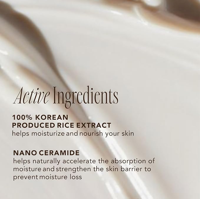 The Face Shop Korean Rice Skincare Duo – Rice Extract Double Hydration Lotion & Moisturizer for Dry to Normal Skin