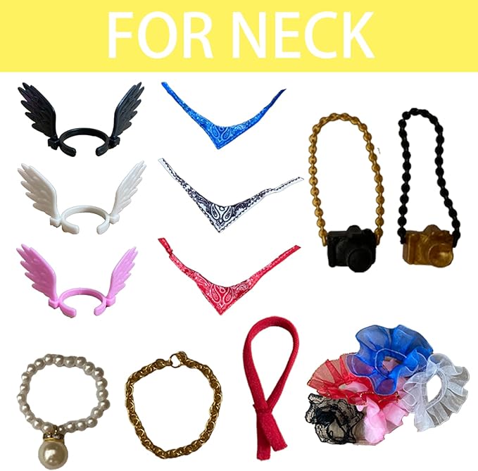 Rubber Duck Accessories 52PCS - Decorations for Rubber Duck - Hats Glasses Earphones Necklaces Wings Crowns DIY Accessories for Rubber Duck (Put On)