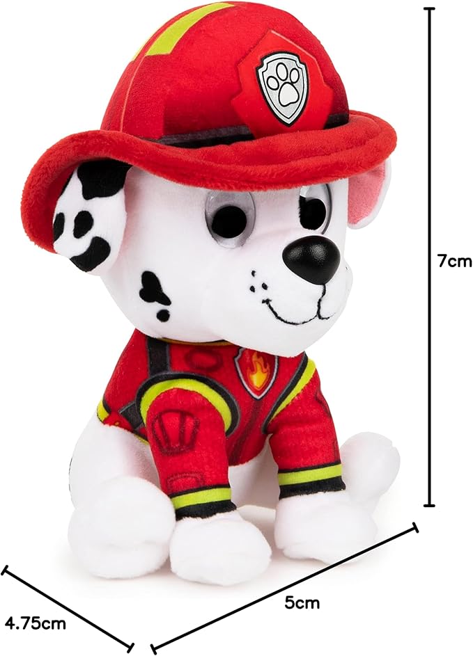 GUND PAW Patrol: The Movie Marshall Plush Toy, Premium Stuffed Animal for Ages 1 and Up, 6”