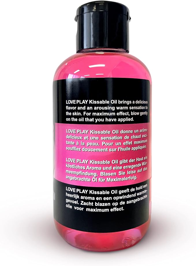 LOVE PLAY Flavored - Full Body Oil for Women and Men - Natural & Vegan 150ml