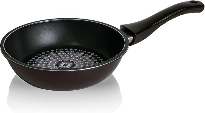 TECHEF - Blooming Flower Frying Pan, with Teflon Platinum Non-Stick Coating (PFOA Free) / Ceramic Coated Outside/Induction Ready (20 cm (8 in))