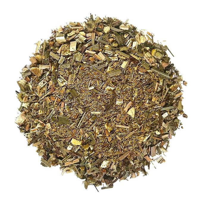 Organic Positively Tea Company, Lemon Pound Cake, Herbal Tea, Loose Leaf, 16 Ounce
