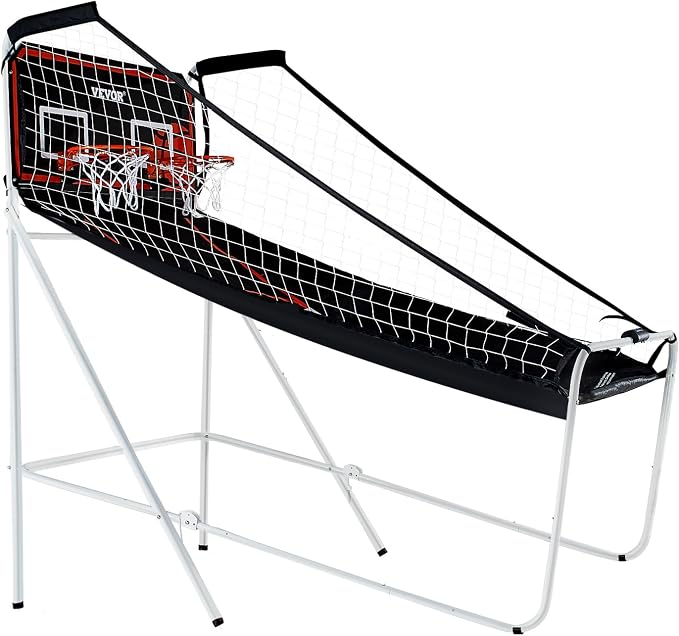 VEVOR Basketball Arcade Game Indoor, 2 Player Indoor Basketball Game, Home Dual Sport with 8 Game Modes, Electronic Scoreboard, and Inflation Pump,Adults