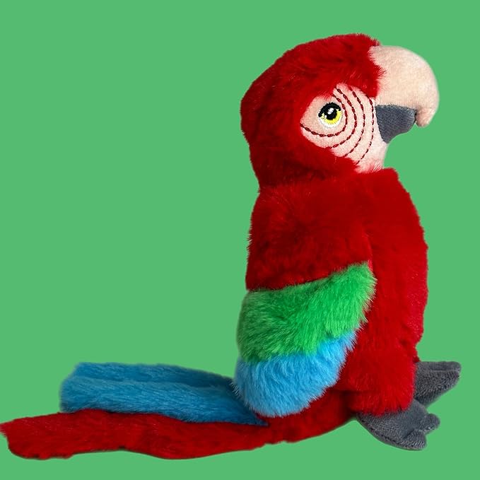 Deluxe Paws 100% Recycled Plush Eco Toys (Parrot)