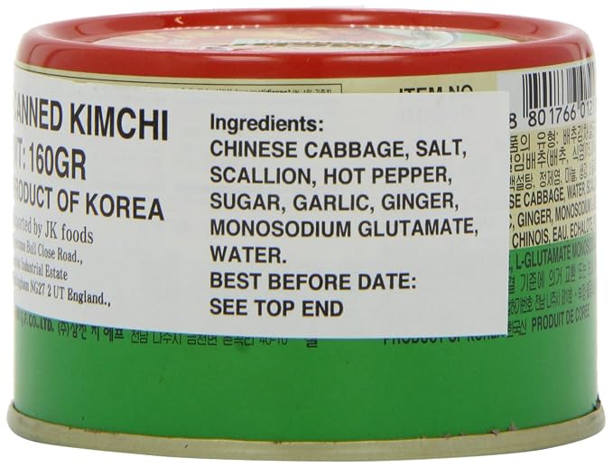 Wang Korean Canned Kimchi, 5.64 Ounce, Pack of 1