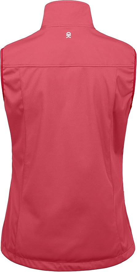 Little Donkey Andy Women's Lightweight Softshell Vest, Windproof Sleeveless Jacket for Running Hiking Travel