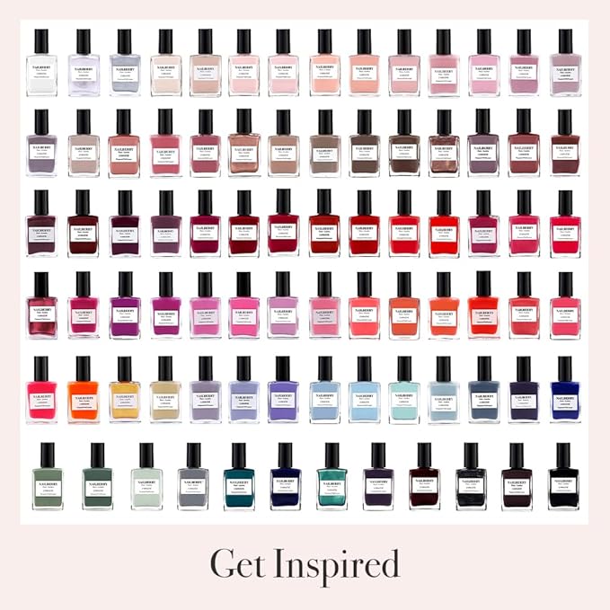 Nailberry L'Oxygéné Oxygenated Nail Lacquer | Pomegranate Juice | Juicy Pop Pink Semi-Sheer | UV Protected Long-Wear Nail Polish | 12-Free | Vegan | Certified Halal | Cruelty & Gluten Free | 15 ml