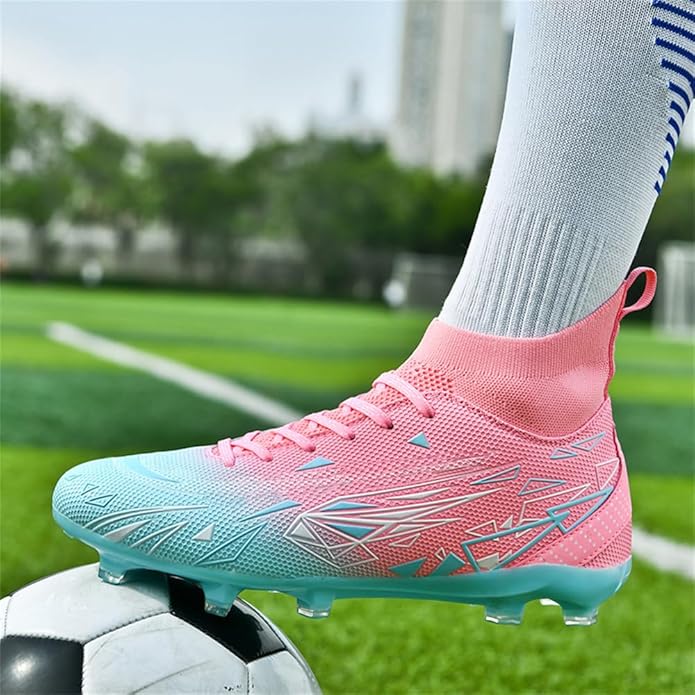 Kids Soccer Shoes Boys Football Cleats Professional Athletic Outdoor Trainning Football Shoes Youth Girl Turf Soccer Cleats