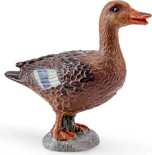 LC JoyCre Duck Figurines Plastic Duck Toys Farm Animal Figure Eduactional Project Diorama Model Toy for Kids