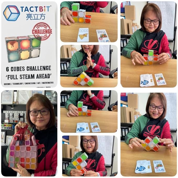 12 : Prepare Your Child for The AI Revolution The World's First Magnetic Electronic STEAM Cubes That Ignite Creativity, Develop Problem-Solving Skills.