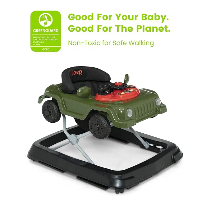 Jeep Wrangler Activity Walker by Delta Children, Green
